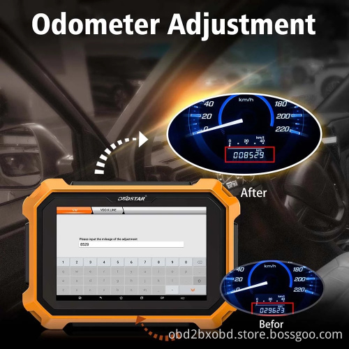 OBDSTAR X300 DP Plus Full Version with OBDSTAR Key Sim 5 In 1 Key Simulator Get Free Renault Convertor and FCA 12+8 Adapter
